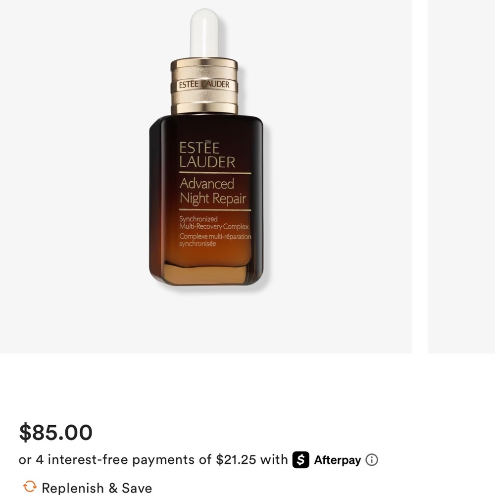 Estee Lauder Advanced Night Repair Serum - Brown and Gold